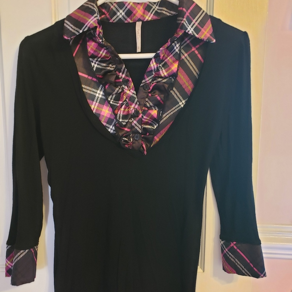 Black, professional blouse